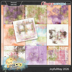 Joyful May 2026 Painted Papers