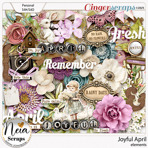 Joyful April - Elements - by Neia Scraps 