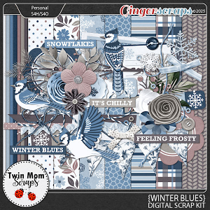Winter Blues - KIT by Twin Mom Scraps