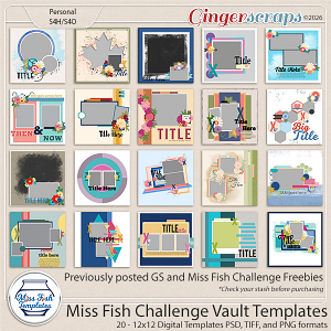 Miss Fish Challenge Vault Templates