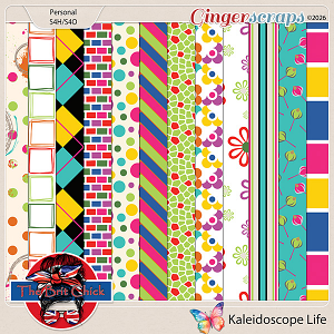 Kaleidoscope Patterned Papers By The Brit Chick