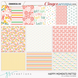 Happy Moments Patterns2 (CU) by GS Creations