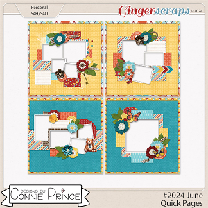 #2024 June - Quick Pages by Connie Prince