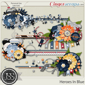 Heroes In Blue Cluster Stitches