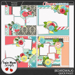 Boardwalk - QUICK PAGES by Twin Mom Scraps