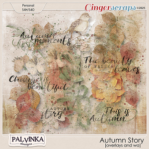 Autumn Story Overlays and WA by Palvinka Designs