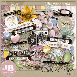 April Daydreams: Now & Then Kit by JB Studio