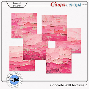 Concrete Wall Textures 2 by Wetfish Designs 