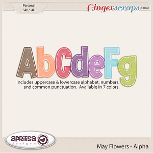 May Flowers - Alpha by Aprilisa Designs