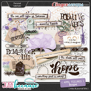 April Feelings: Hope Misc & Journal Bits by JB Studio