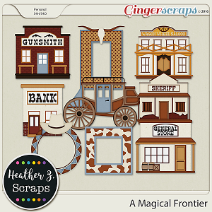 A Magical Frontier EXTRAS by Heather Z Scraps
