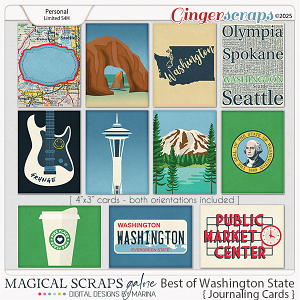 Best of Washington State (journaling cards)