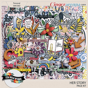 Her Story - Page Kit by Lisa Rosa Designs