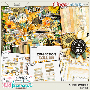 Sunflowers Bundle by JB Studio and Neia Scraps