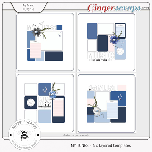 Buzzbee Scraps: My Tunes Templates Buzzbee Scraps: My Tunes Templates