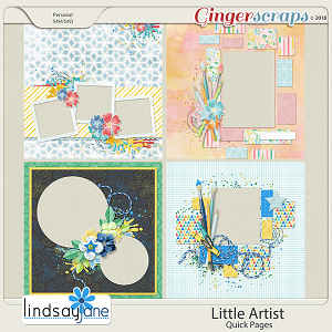 Little Artist Quick Pages by Lindsay Jane