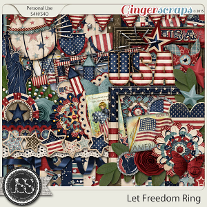 Let Freedom Ring Digital Scrapbooking Kit