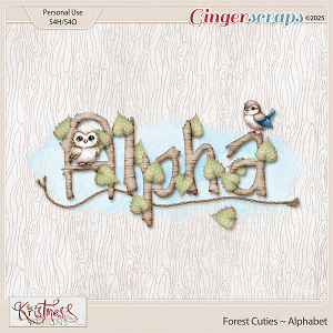 Forest Cuties Alphabet