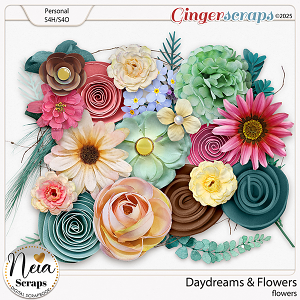 Daydreams & Flowers - Flowers - by Neia Scraps