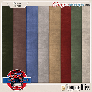 Eggnog Bliss Solid Papers By The Brit Chick