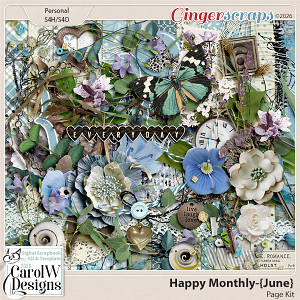 Happy Monthly-{June}-Page Kit