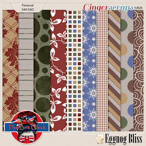 Eggnog Bliss Patterned Papers By The Brit Chick