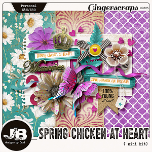 Spring Chicken At Heart Mini Kit by JB Studio