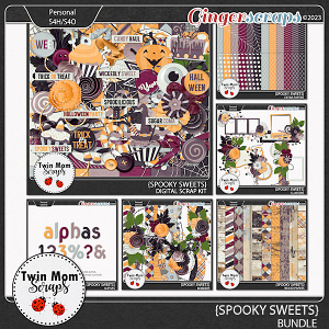 Spooky Sweets - BUNDLE by Twin Mom Scraps
