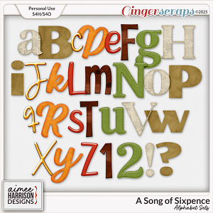 A Song of Sixpence Alphabet Sets by Aimee Harrison A Song of Sixpence Alphabet Sets by Aimee Harrison