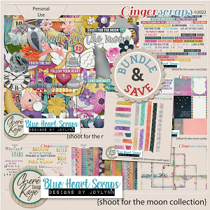 Shoot for the Moon Collection by Chere Kaye Designs & Blue Heart Scraps