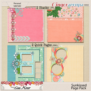 Sunkissed Page Pack from Designs by Lisa Minor