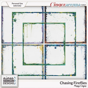 Chasing Fireflies Messy Edges by Aimee Harrison