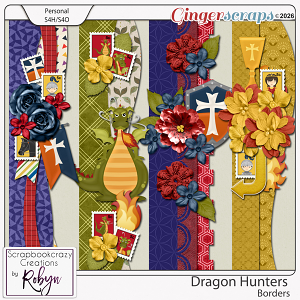 Dragon Hunters Borders by Scrapbookcrazy Creations