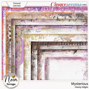 Mysterious - Messy Edges - by Neia Scraps