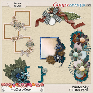 Winter Sky Cluster Pack from Designs by Lisa Minor