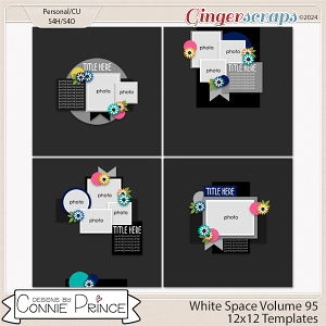 White Space Volume 95 - 12x12 Temps (CU Ok) by Connie Prince