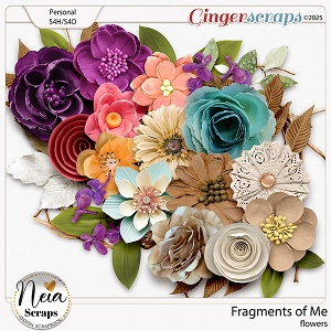 Fragments of Me - Flowers - by Neia Scraps