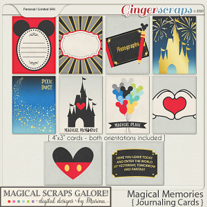 Magical Memories (journaling cards)