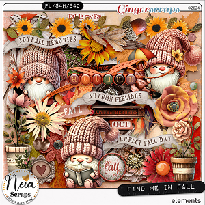Find Me In Fall - Elements - by Neia Scraps Find Me In Fall - Elements - by Neia Scraps