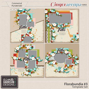 Florabundia #3 Template Set by Aimee Harrison