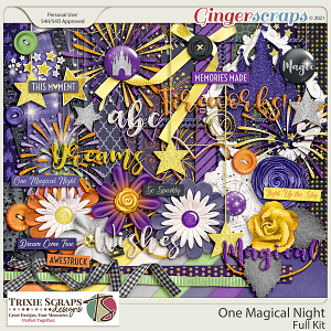 One Magical Night Full Kit by Trixie Scraps Designs