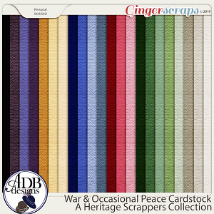 War and Occasional Peace Solid Papers by ADB Designs