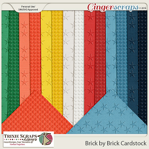 Brick by Brick Cardstock by Trixie Scraps Designs