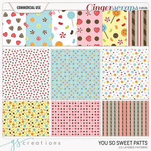 You So Sweet Patterns (CU) by GS Creations