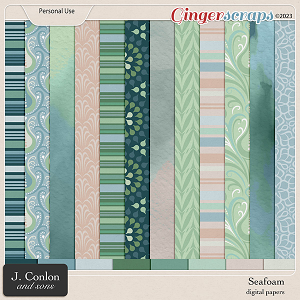 Seafoam Paper Pack by J. Conlon and Sons