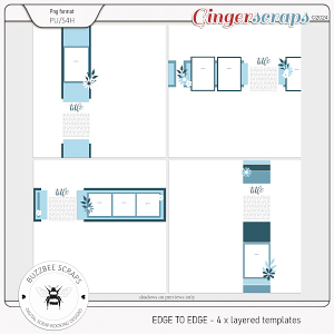 Buzzbee Scraps: Edge To Edge Templates