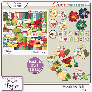 Healthy Juice Trio by Scrapbookcrazy Creations