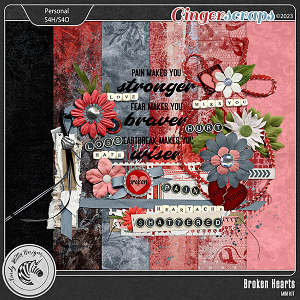 Broken Hearts [Mini Kit] by Cindy Ritter