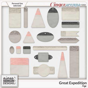 Great Expedition Tags by Aimee Harrison