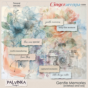 Gentle Memories Overlays and WA by Palvinka Designs